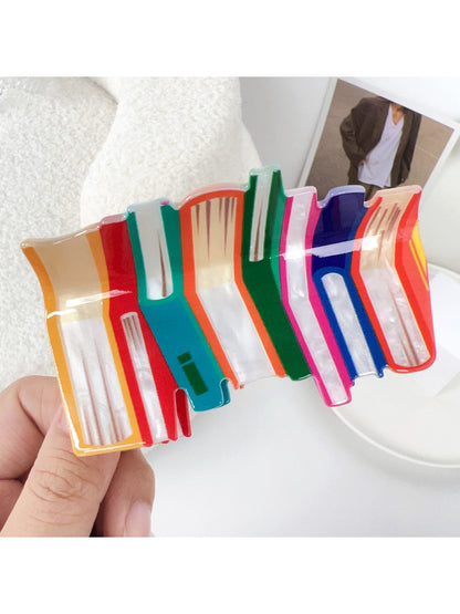 Beau - Color Block Book Hair Clip