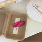 Beau - Oval Polka Dot Acetate Fiber Hair Clip