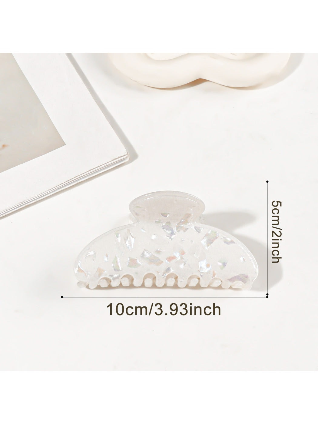 Beau - Pastel Half Circle Hair Claw Clip