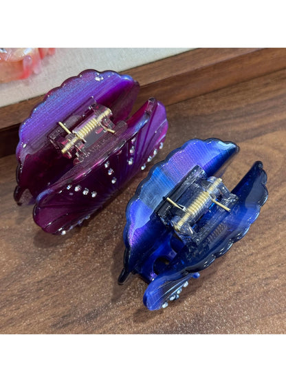 Beau - Shell Acetate Hair Claw Clip Ocean Breeze