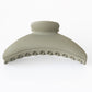 Beau - Minimalist Solid Color Half Circle Claw Clip
