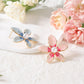 Earedge - Minimalist Color-Block Petal Earrings