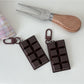 Keypus - Cute Chocolate Style Alloy Bag Charm Keychain