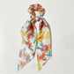 Gifty - Floral Long Tail High Stretch Scrunchie