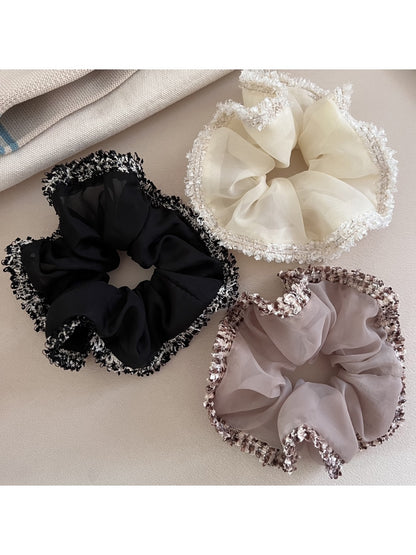 Gifty - Organza Tassel Hair Scrunchie