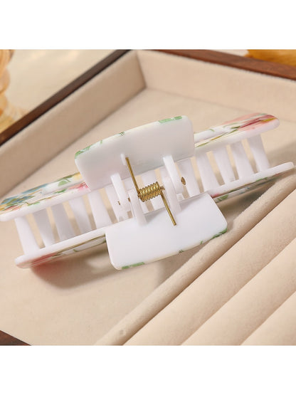 Beau - Minimalist Rose Motif Claw Clip
