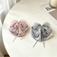 Beau - Draped Bow Half Up Ponytail Hair Claw Clip