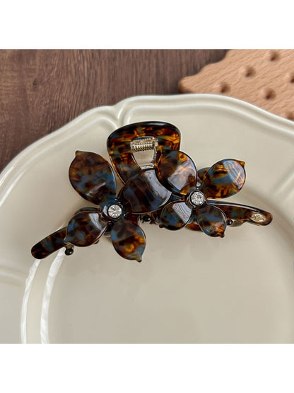 Beau - Elegant Double Bloom Claw Clip