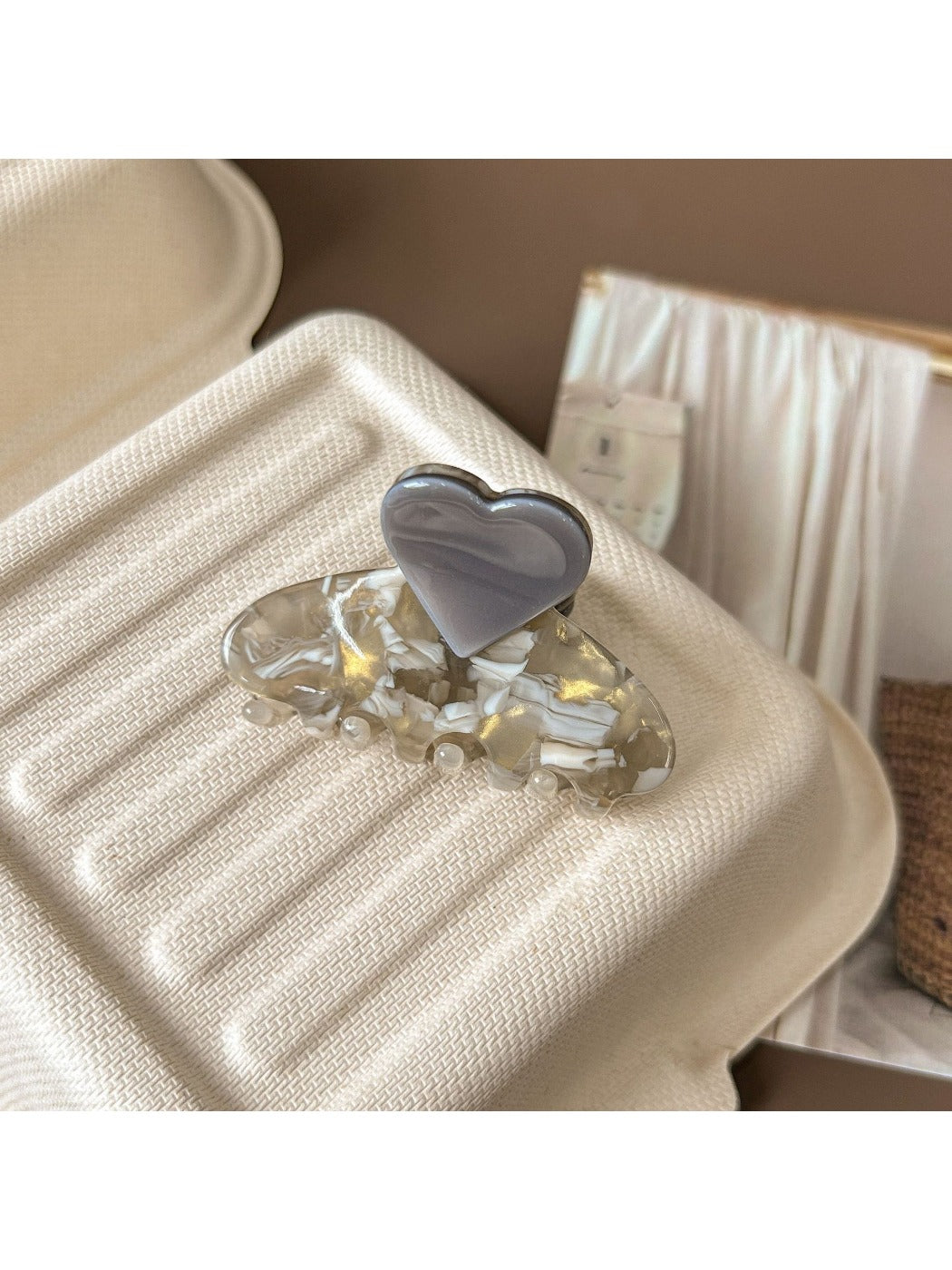 Beau - Sweet Heart Ombre Claw Clip