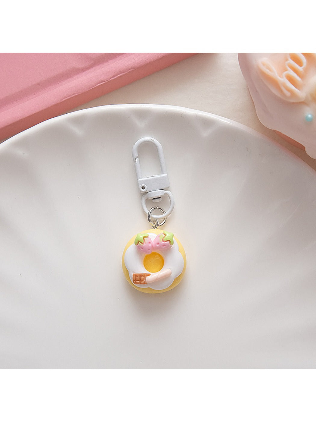 Keypus - Cute Fruit Donut Keychain