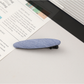 Beau - Solid Color Polyester Oval Hair Clip