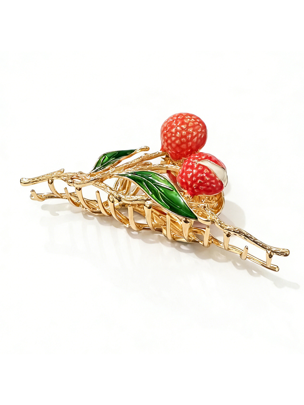 Beau - Lychee Shape Vintage Alloy Hair Clip