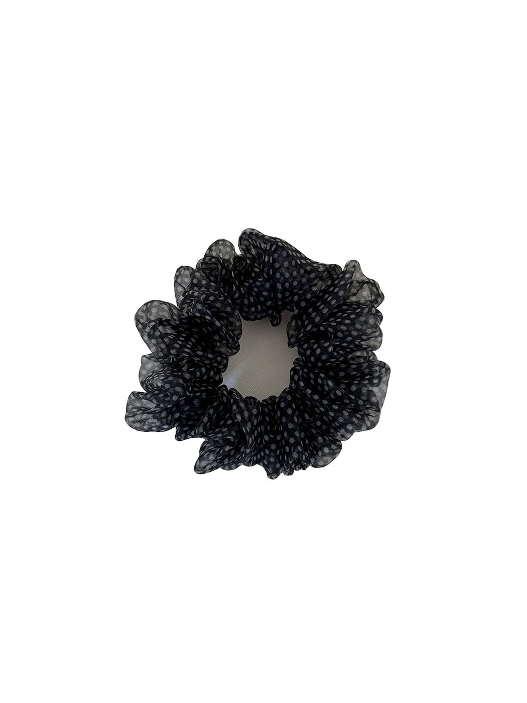 Gifty - Polka Dot Mesh Polyester High Elastic Hair Tie
