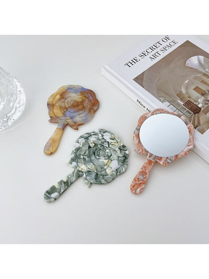 Mirroray - Stylish Rose Design Acetate Vanity Mirror