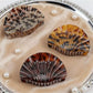 Beau - Vintage Leopard Print Shell Shaped Claw Clip