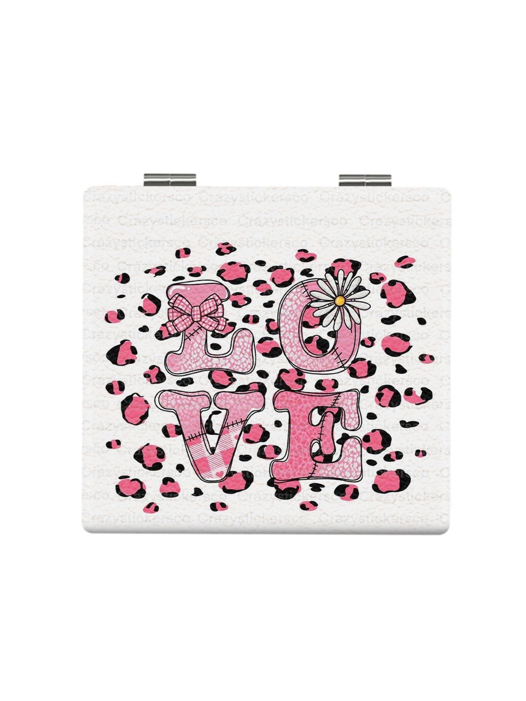 Mirroray - Cartoon Print Foldable PU Glass Mirror