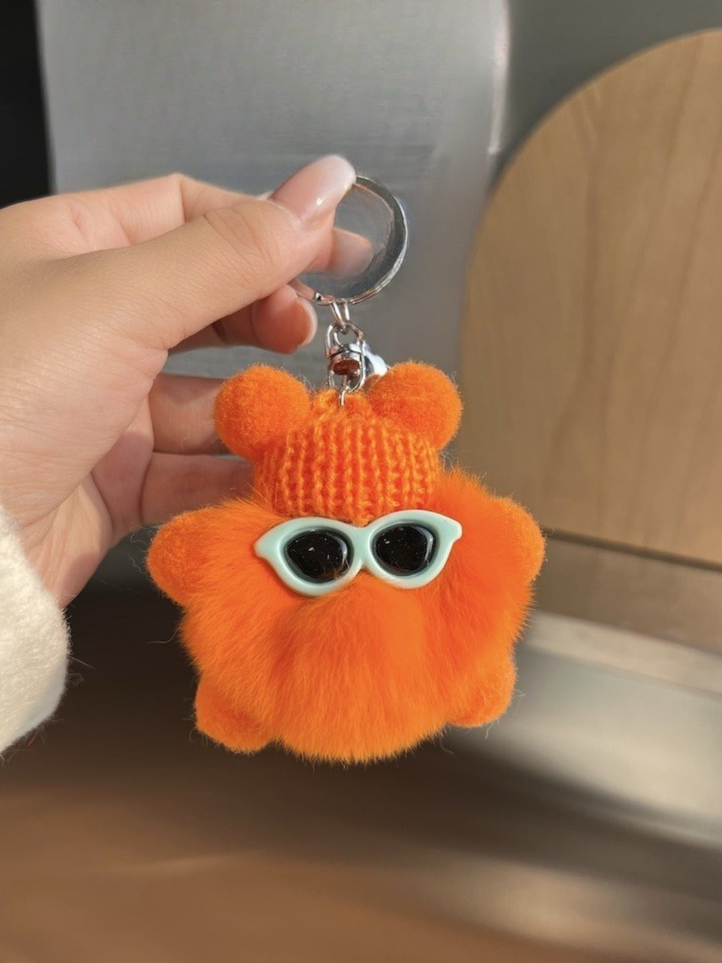 Keypus - Cute Black Coal Ball Elf Keychain