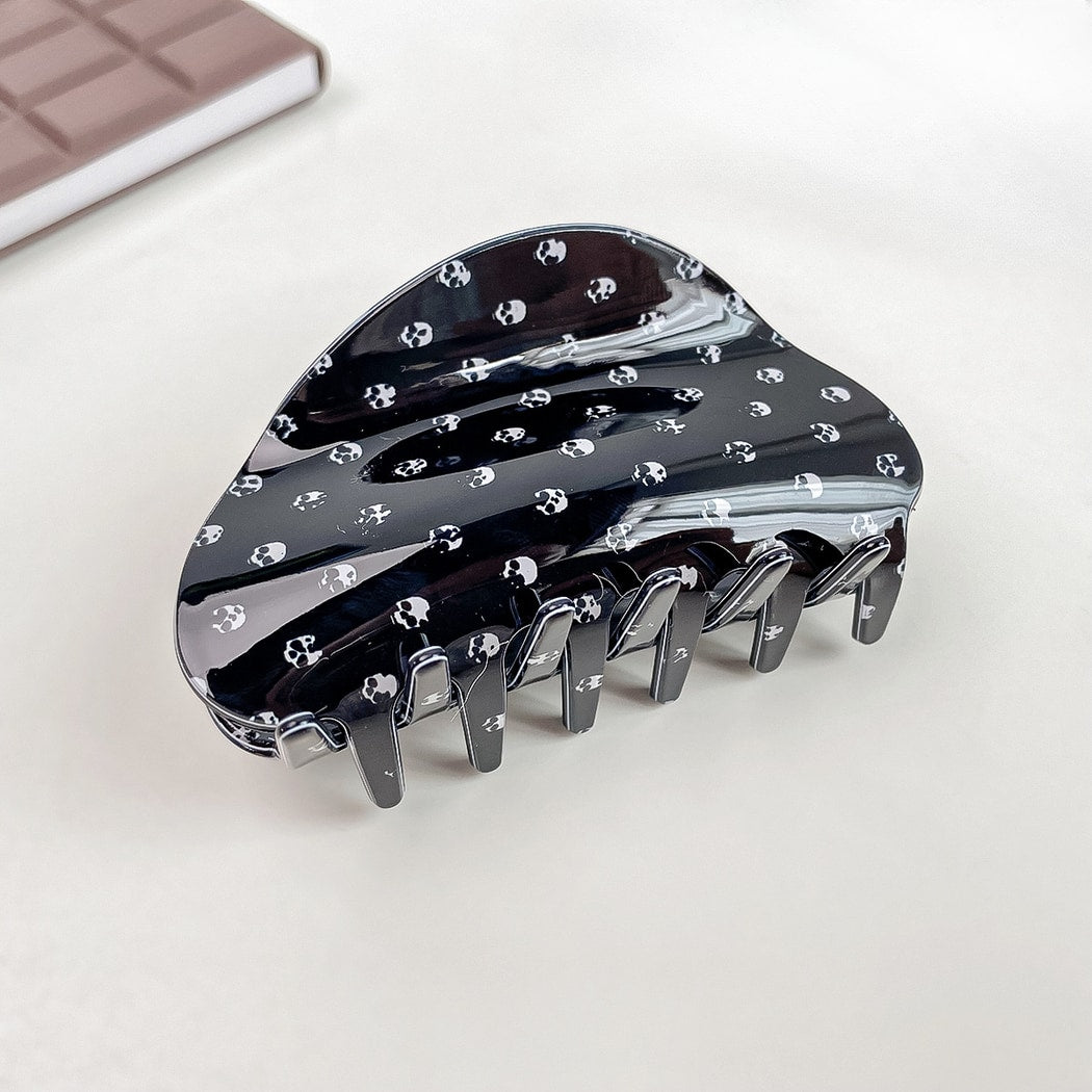 Beau - Novelty Halloween Spiderweb Print Claw Clip