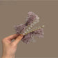 Beau - Sheer Polka Dot Bow Banana Clip