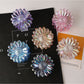 Beau - Flower Shaped Decorative Plastic Alloy Claw Clip