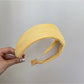 Gifty - Sweet Pleated Fabric Look Wide Women's Headband