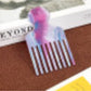 Camerow - Fashionable Marble Pattern Acetate Hair Comb