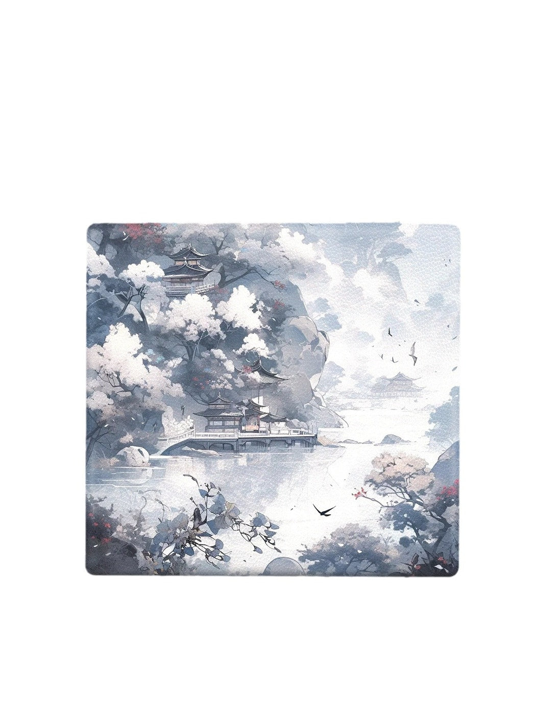 Mirroray - Scenic Print Portable Glass Folding Mirror
