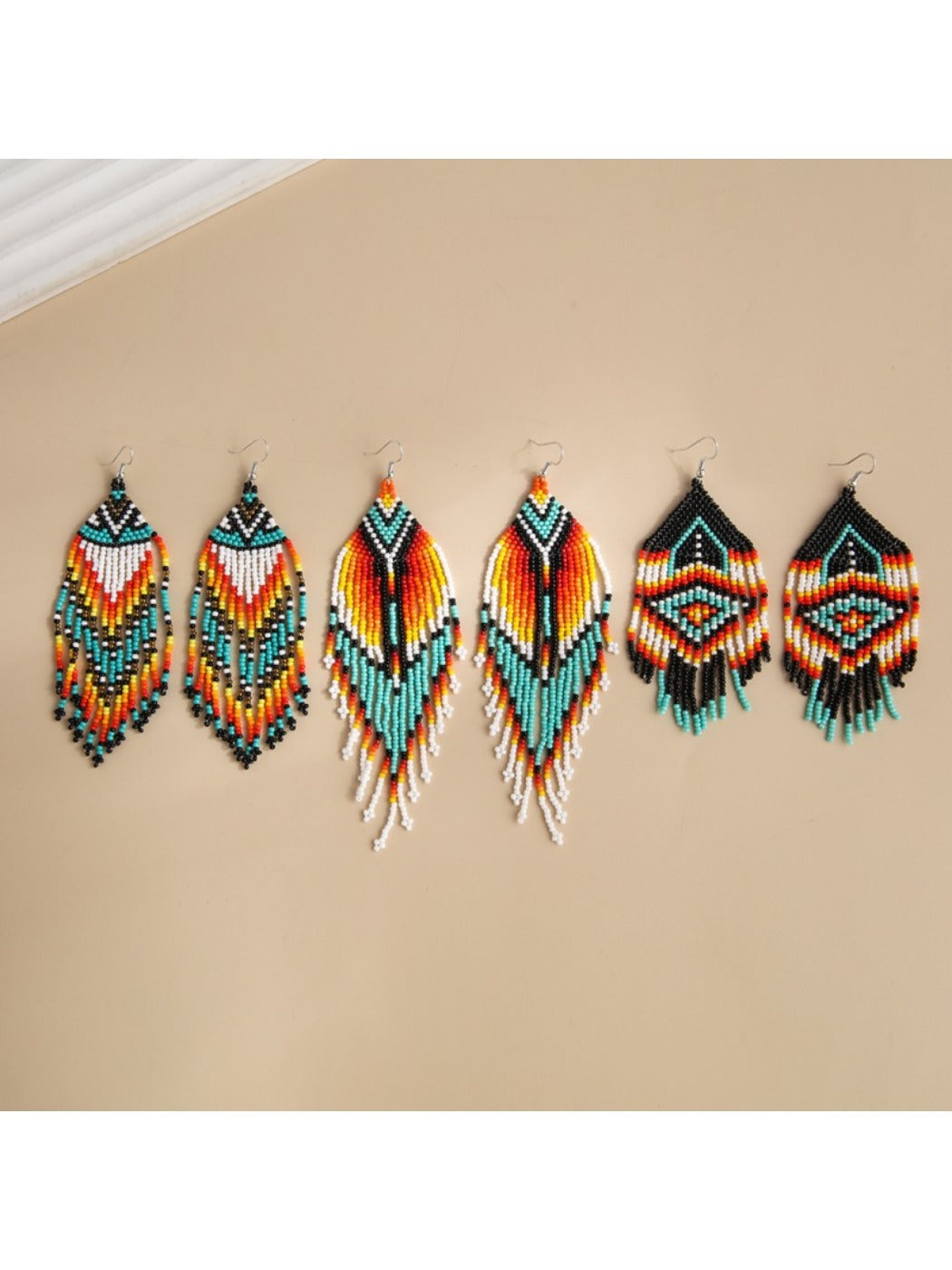 Earedge - Bohemian Ombre Tassel Earrings