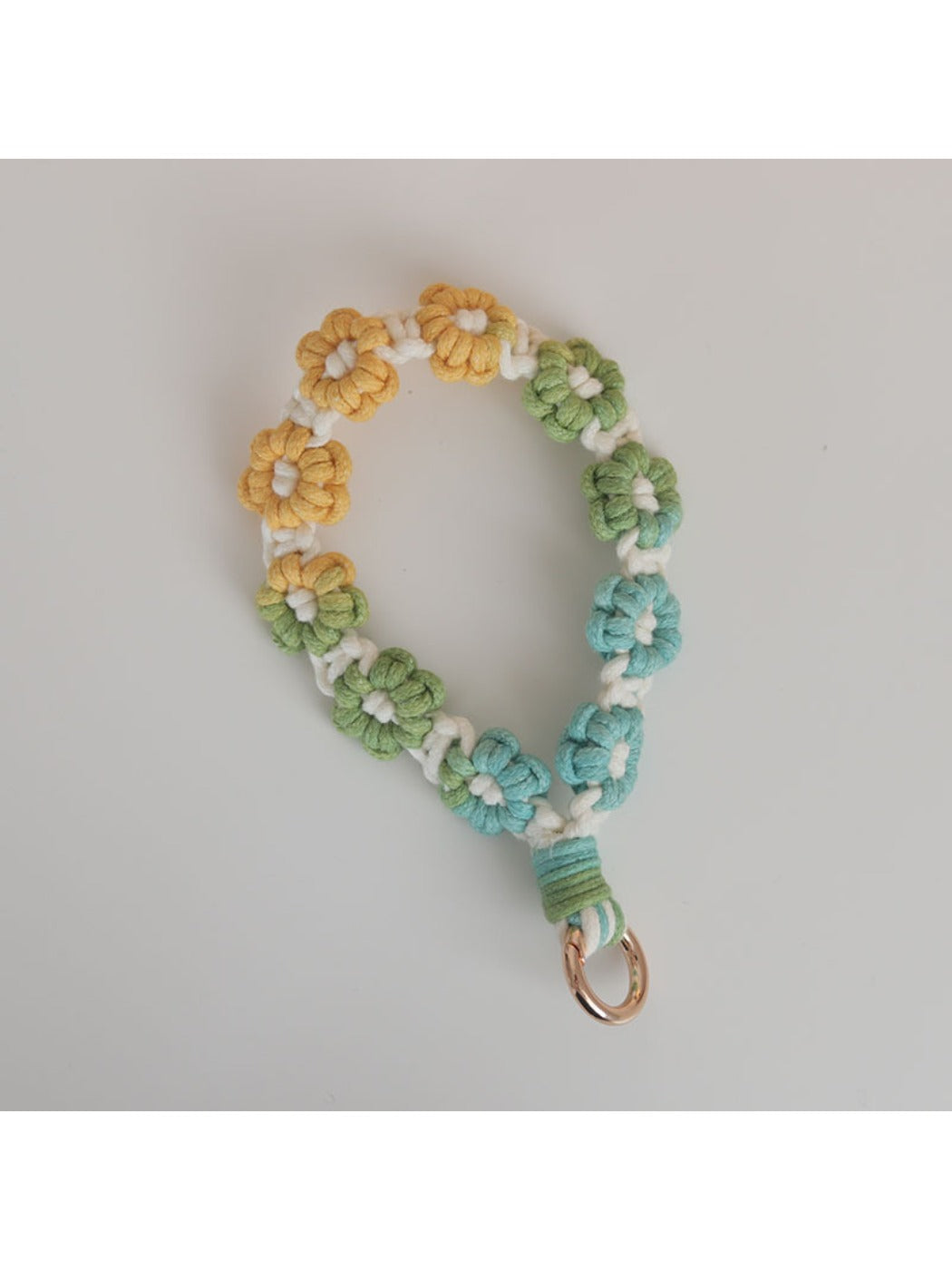 Keypus - Gradient Daisy Flower Keychain for Keys