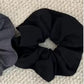 Gifty - Simple Ruffled Polyester Fabric Hair Scrunchie