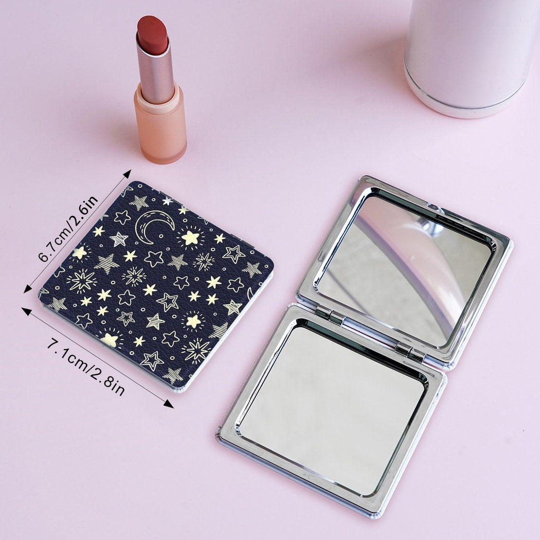 Mirroray - Pattern Print Travel Touch-Up Compact Mirror