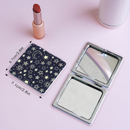 Mirroray - Pattern Print Travel Touch-Up Compact Mirror