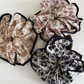 Gifty - Vintage Printed Polyester Hair Scrunchie