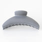 Beau - Minimalist Solid Color Half Circle Claw Clip