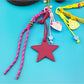 Keypus - Star Shaped PVC Pendant Bag Charm Keychain