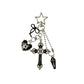 Keypus - Gothic Cross Heart Charm Alloy Bag Pendant Keychain