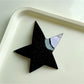 Beau - Geometric Five-Point Star French Barrette