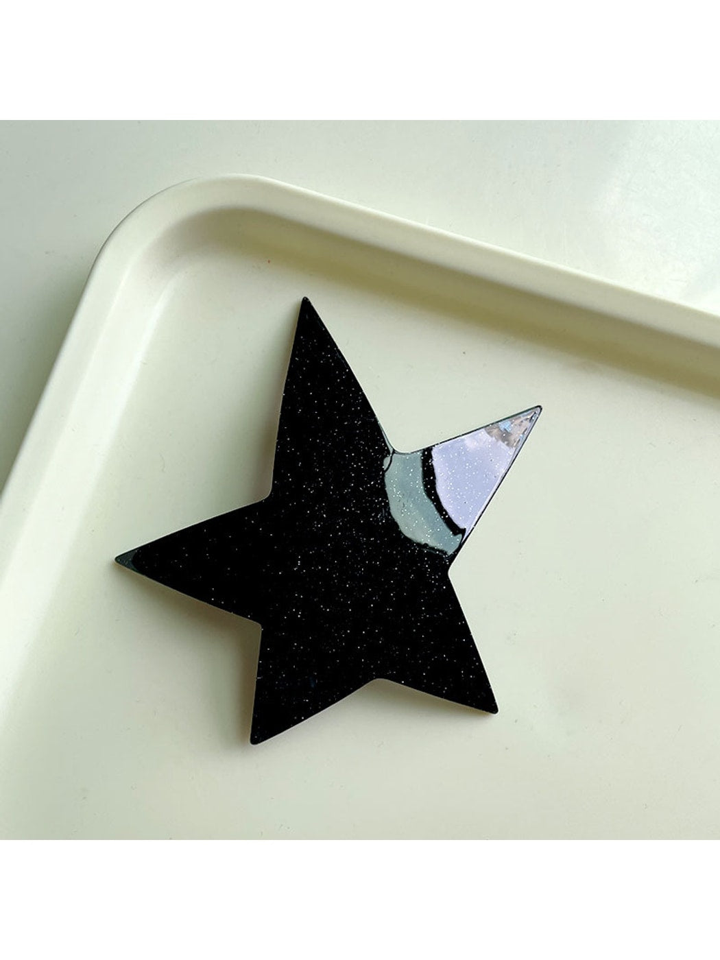Beau - Geometric Five-Point Star French Barrette