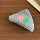 Beau - Retro Flower Triangle Acetate Hair Clip