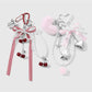 Keypus - Y2K Sweet Bow Cherry Bag Charm Keychain