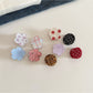 Beau - Floral Plaid and Polka Dot Mini Claw Clip
