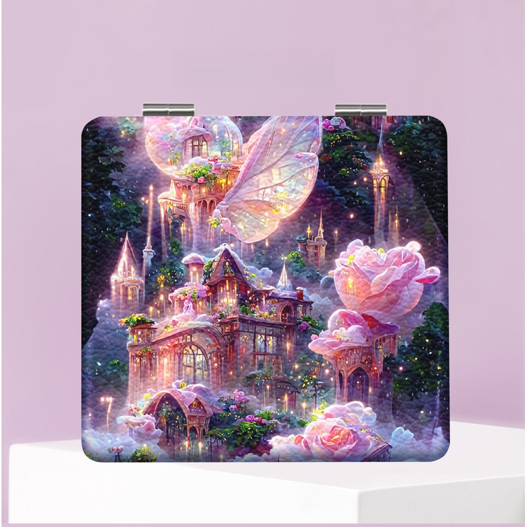 Mirroray - Fantasy Castle Compact Folding Makeup Mirror