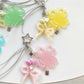 Keypus - Acrylic Clover Bow Beaded Bag Charm Keychain