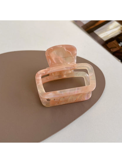 Beau - Square-Shaped Openwork Hair Clip