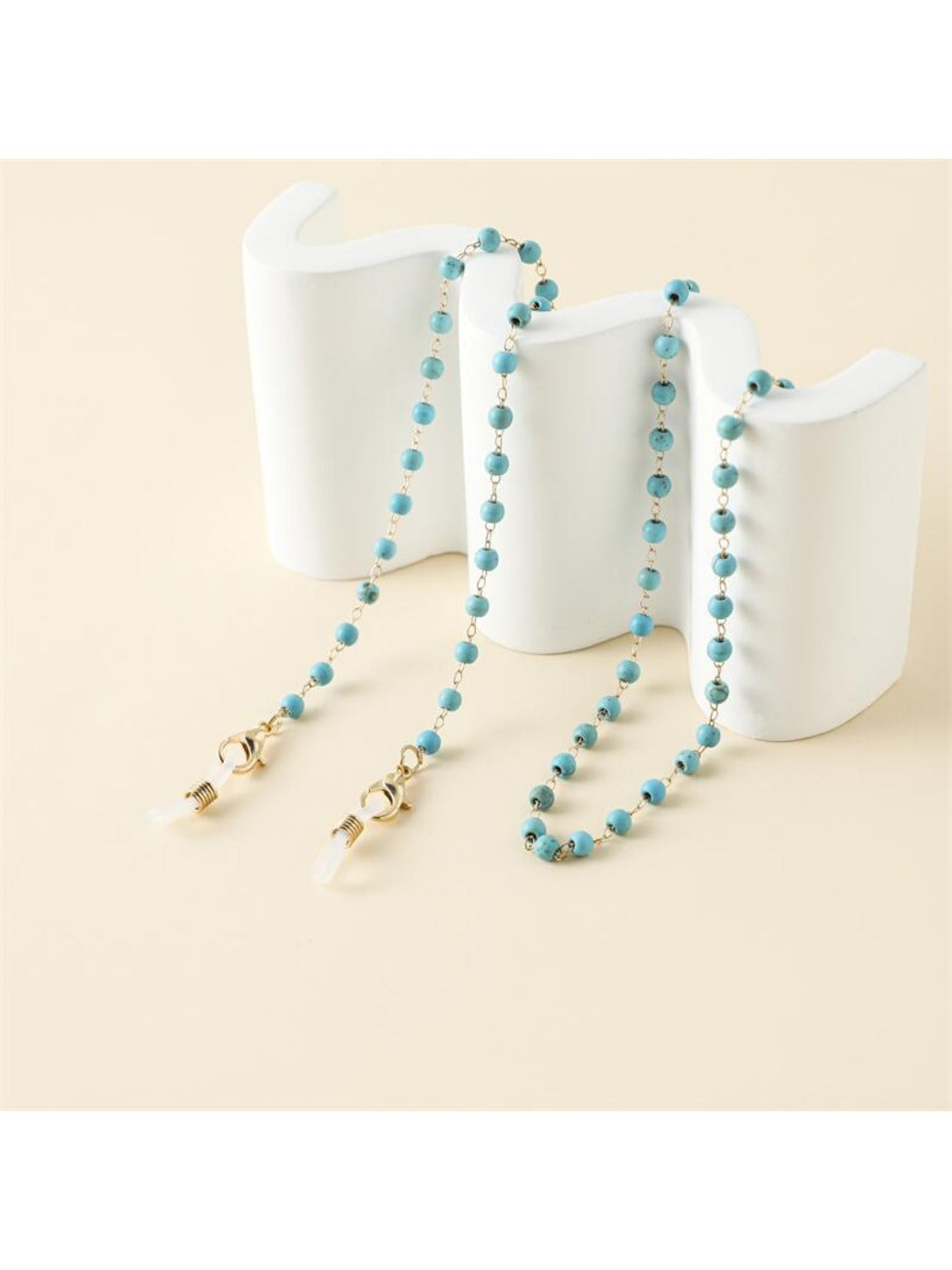 Velra - Blue Beaded Eyeglass Strap