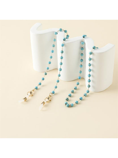 Velra - Blue Beaded Eyeglass Strap