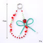 Keypus - Sparkling Strawberry Bow Keychain
