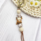 Keypus - Cartoon Yak-shaped Beads Keychain