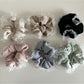 Gifty vintage tulle ruffle scrunchie displayed on a white background