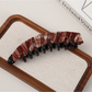 Beau - Minimal Striped Plaid Banana Clip